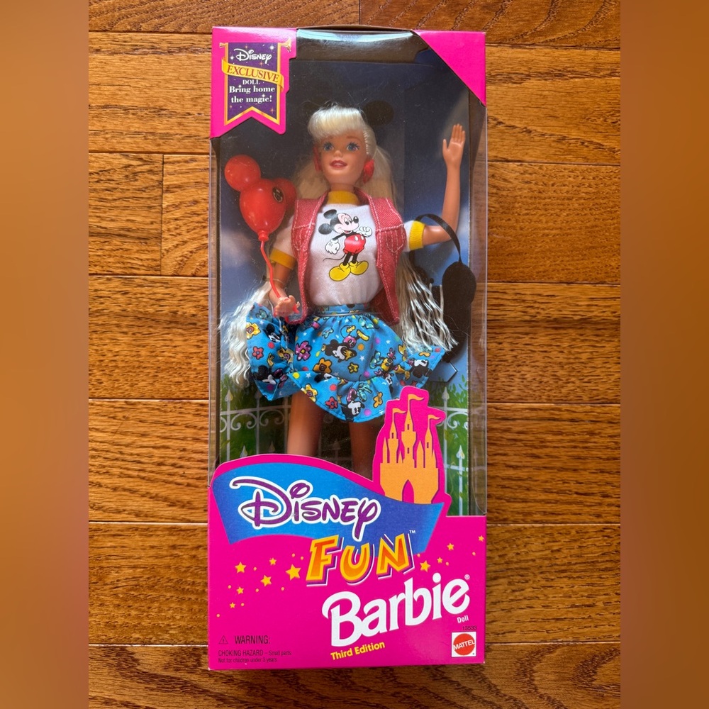 Disney Fun Barbie Doll Third Edition 1995